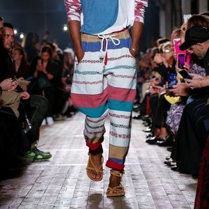 Isabel Marant Elastic Waist Printed Joggers